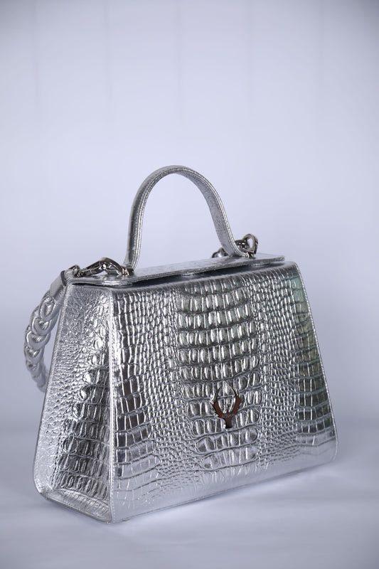 Tyra Handbag Silver